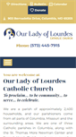 Mobile Screenshot of ourladyoflourdes.org